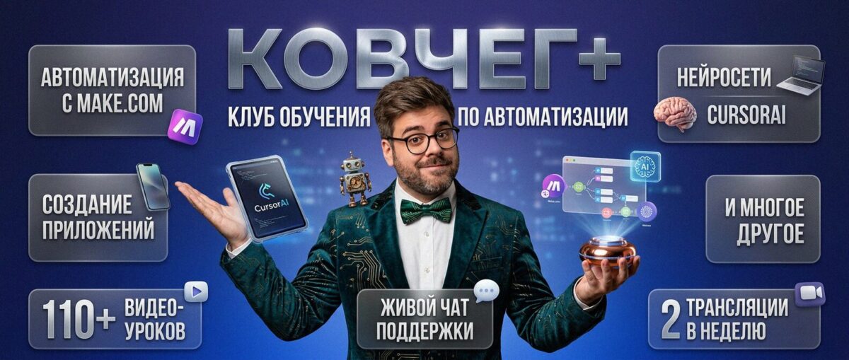 Обучение автоматизации на Make.com — Артур Хорошев