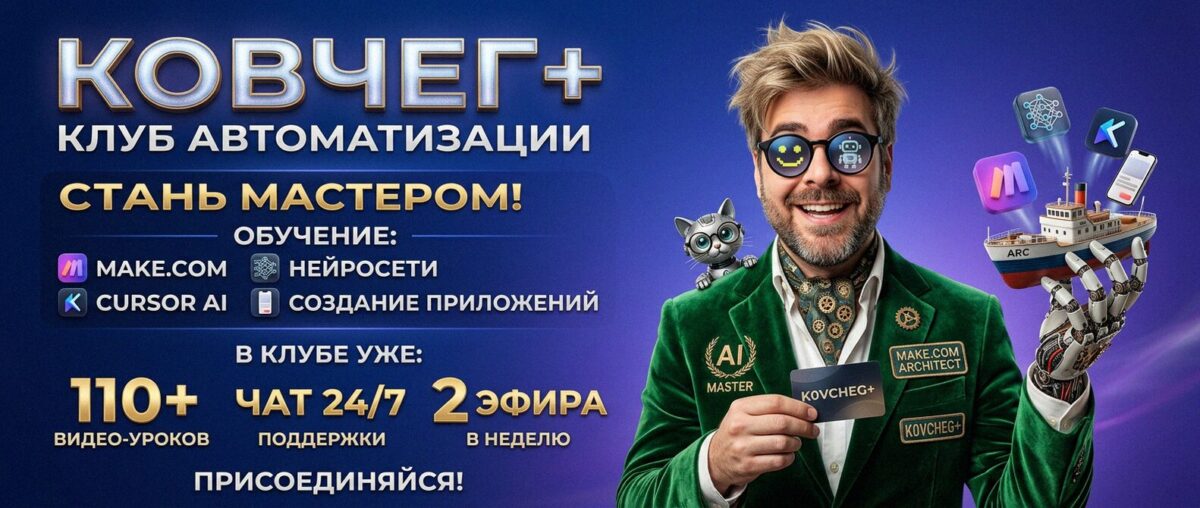 Обучение автоматизации на Make.com — Артур Хорошев