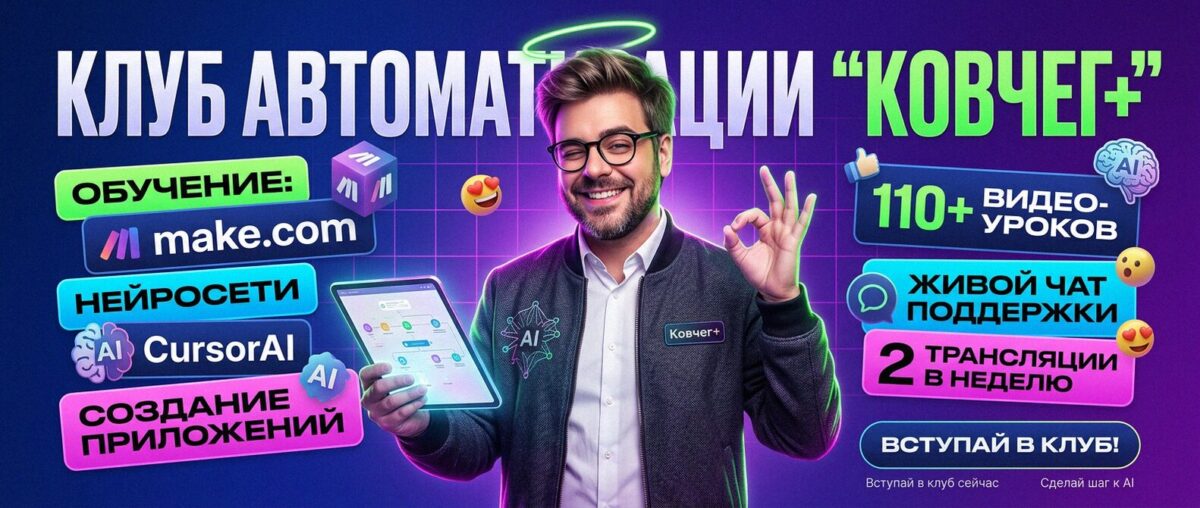 Обучение автоматизации на Make.com — Артур Хорошев