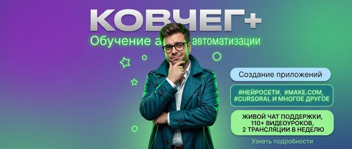 Обучение автоматизации на Make.com — Артур Хорошев