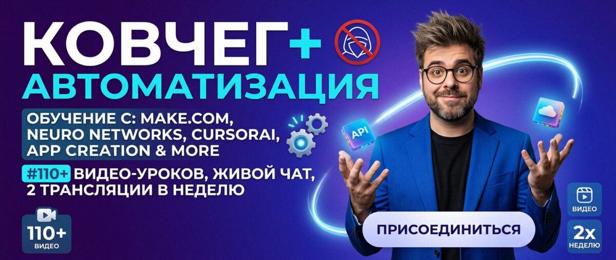 Обучение автоматизации на Make.com — Артур Хорошев