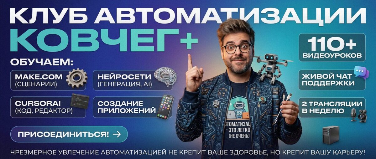 Обучение автоматизации на Make.com — Артур Хорошев
