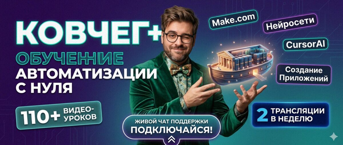 Обучение автоматизации на Make.com — Артур Хорошев