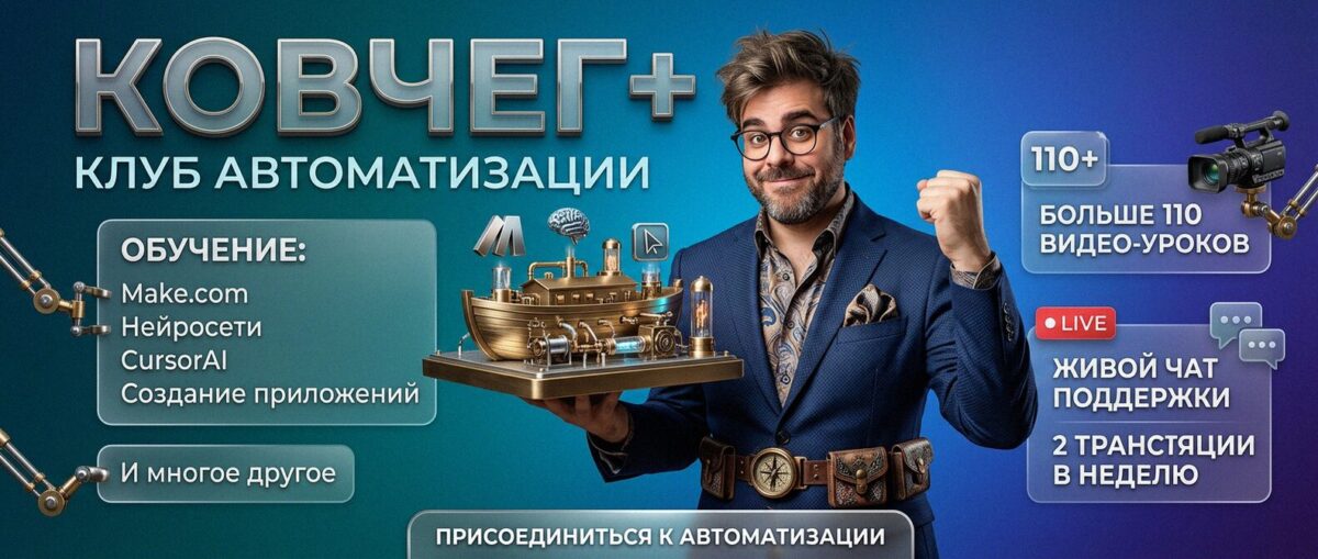 Обучение автоматизации на Make.com — Артур Хорошев