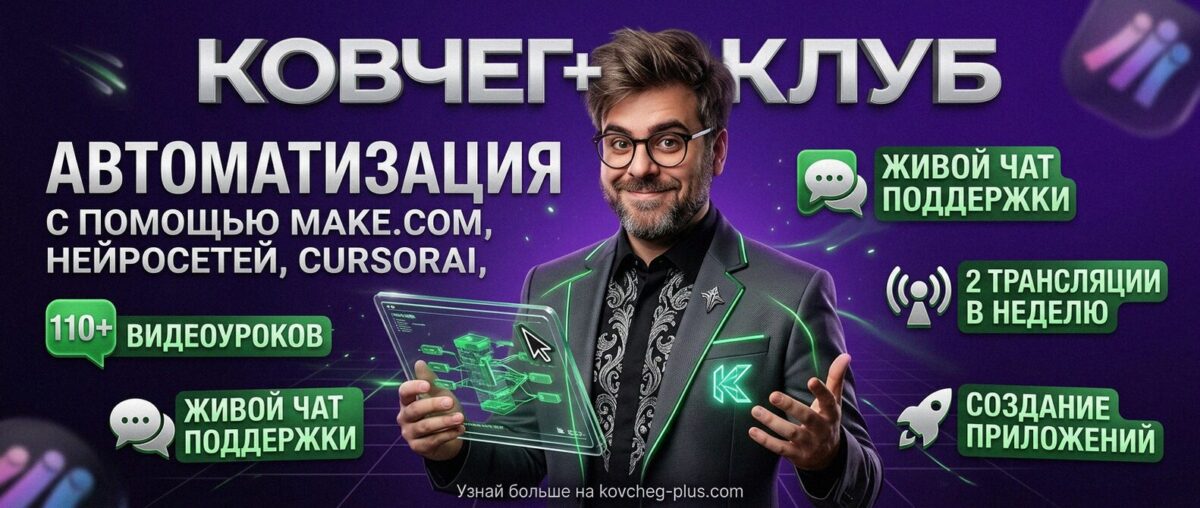 Обучение автоматизации на Make.com — Артур Хорошев