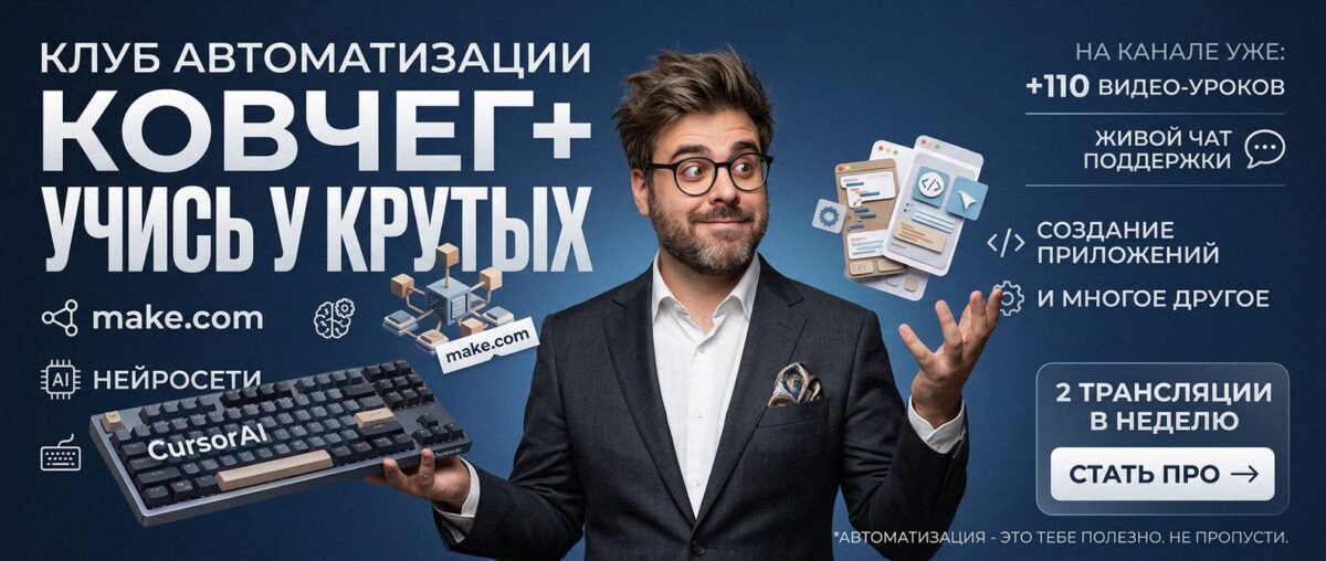 Обучение автоматизации на Make.com — Артур Хорошев