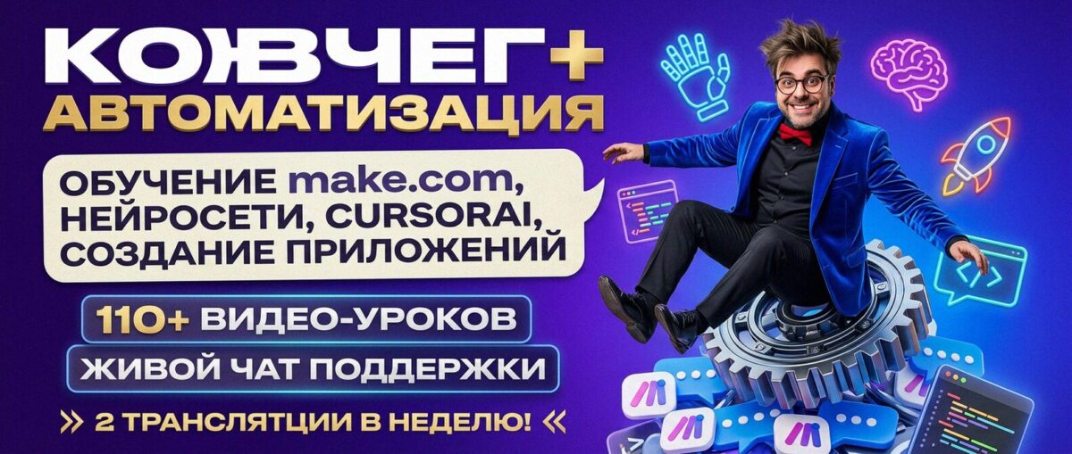 Обучение автоматизации на Make.com — Артур Хорошев