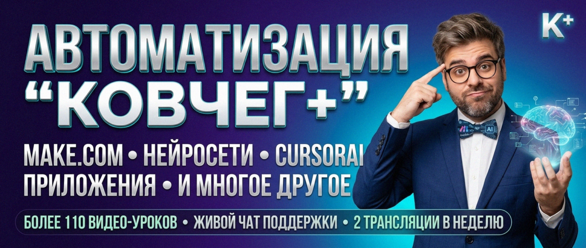 Обучение автоматизации на Make.com — Артур Хорошев