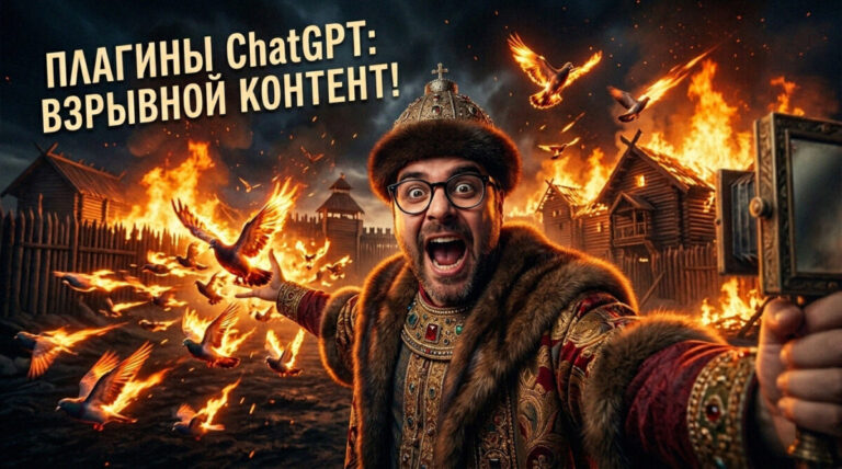 Иллюстрация топ-5 плагинов ChatGPT для автоматизации работы контент-завода
