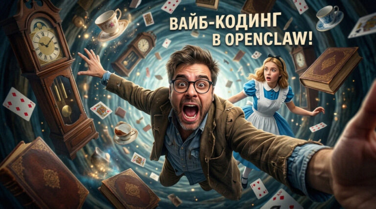 Иллюстрация облачного парсера сайтов и вайб-кодинга через OpenClaw за 5 минут