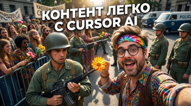 Иллюстрация к статье Cursor AI для маркетологов: создаем контент-завод своими руками
