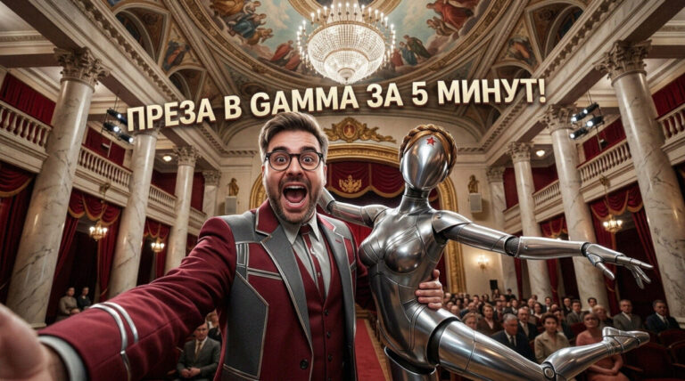 Создание презентации с помощью нейросети Gamma за 5 минут