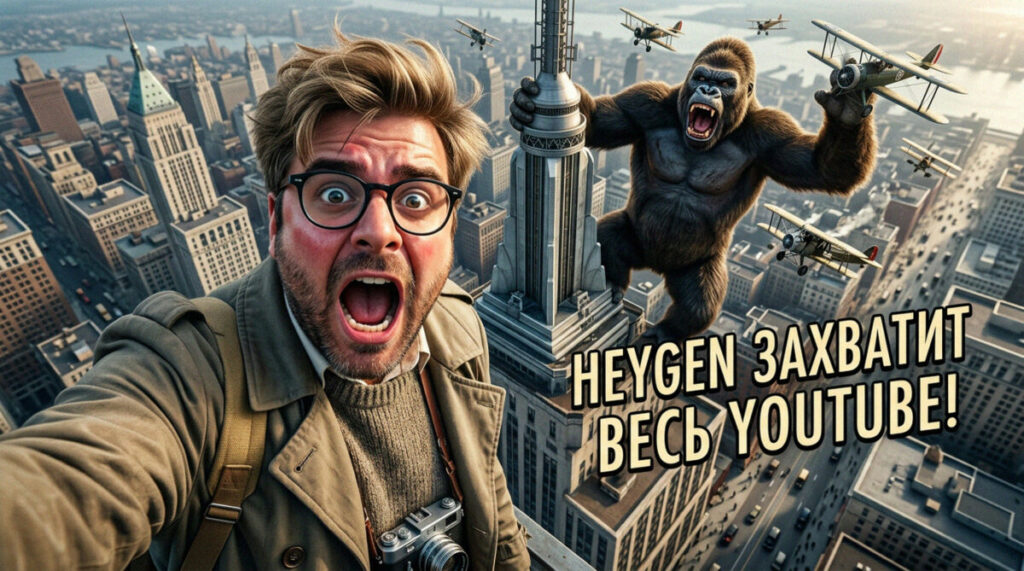Использование нейросети HeyGen для создания видео на YouTube без микрофона и камеры