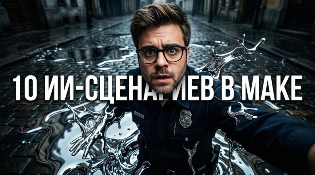 Схема автоматизации маркетинга с использованием ИИ-сценариев на платформе Make.com
