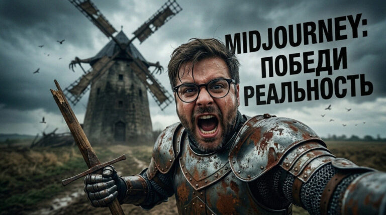 Фотореалистичное изображение, созданное нейросетью Midjourney, пример идеального промпта 2026