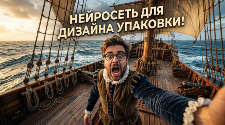 Генерация дизайна упаковки с помощью нейросети и автоматизация процессов