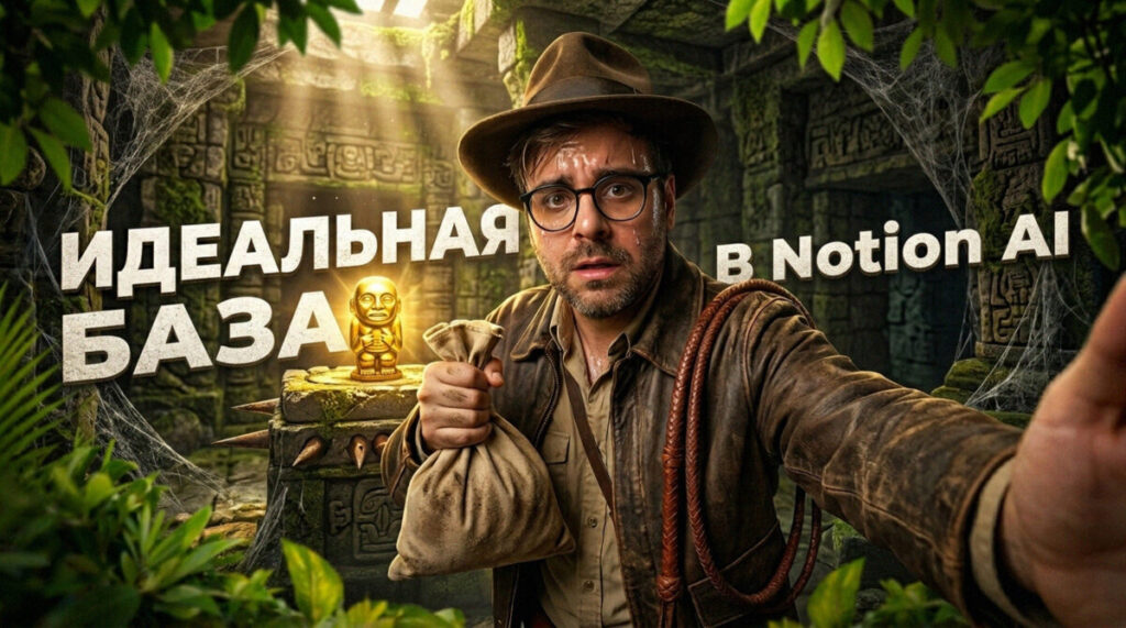Иллюстрация работы нейросети Notion AI для автоматизации контента и управления базой знаний