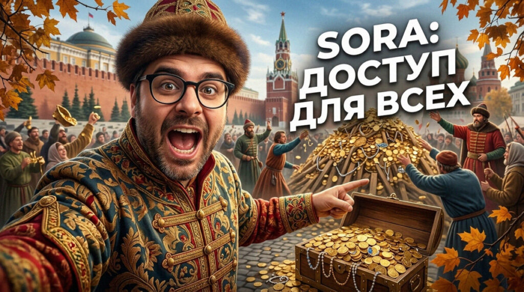 Генерация видео с помощью нейросети Sora от OpenAI на смартфоне Android
