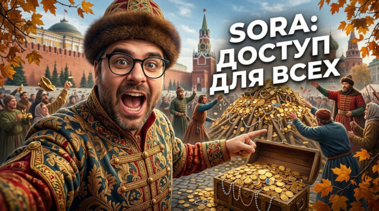 Генерация видео с помощью нейросети Sora от OpenAI на смартфоне Android