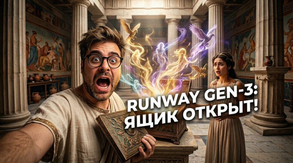 Нейросеть для генерации и автоматизации видео Runway ML Gen-3