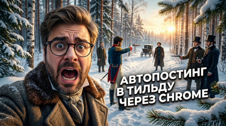 Автопубликация статей на сайте Тильда через Chrome-расширение
