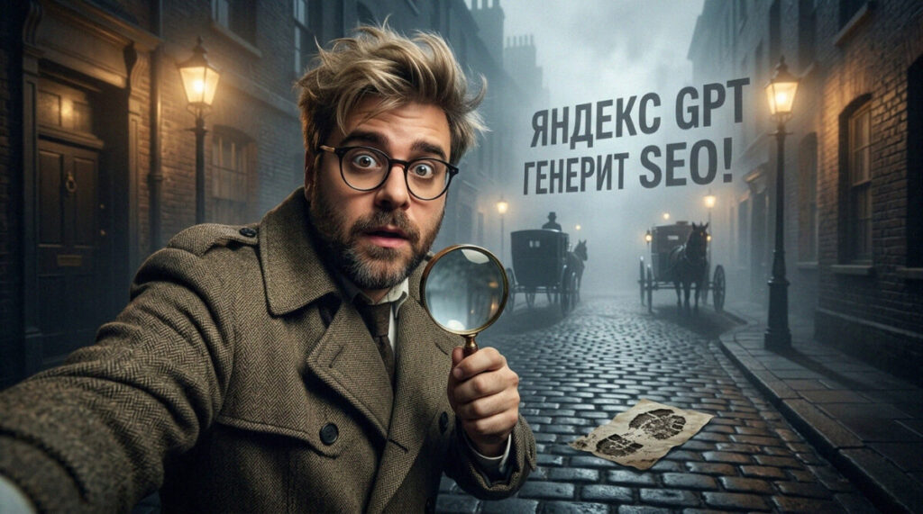 Иллюстрация работы нейросети Яндекс GPT 4 для генерации SEO-тегов и ЧПУ