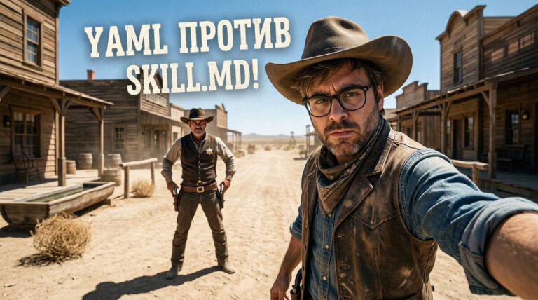 Схема структуры файлов AgentSkill, описание SKILL.md и синтаксис YAML-фронтматтера