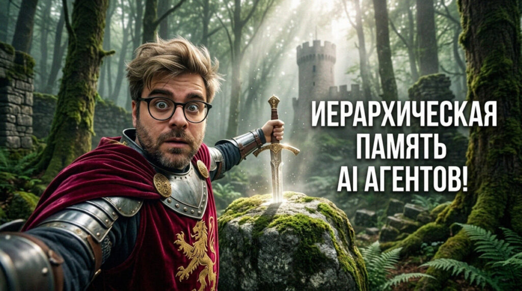 Схема внедрения иерархической памяти при создании автономных AI агентов