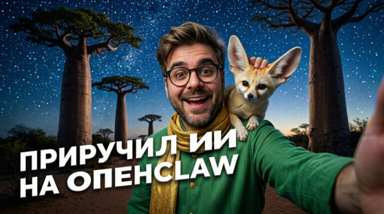 Схема работы нейросети и AI-завода для автоматической генерации контента с использованием OpenClaw и Make