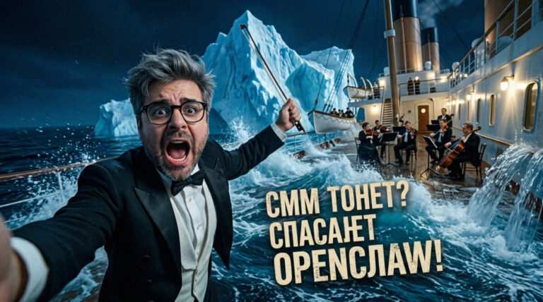 Нейросеть OpenClaw для СММ и автоматического ведения трех социальных сетей