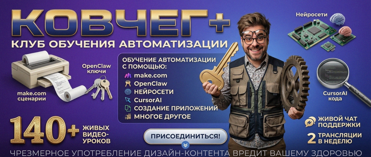 Обучение автоматизации на Make.com — Артур Хорошев