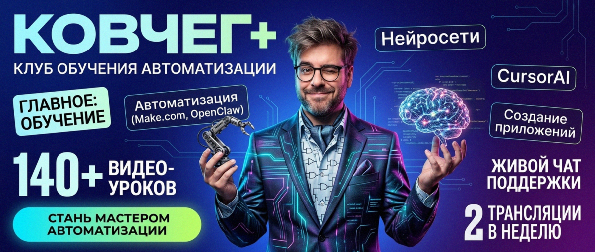 Обучение автоматизации на Make.com — Артур Хорошев