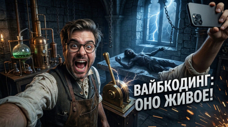 Инфографика про вайбкодинг и пошаговый план бесплатного обучения программированию