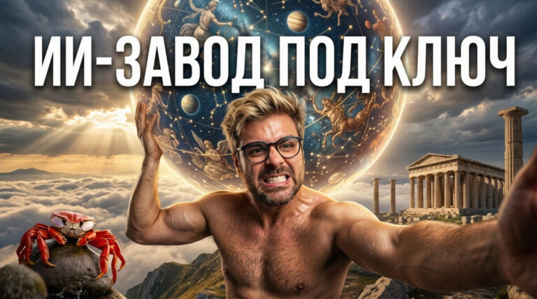 Инфографика процесса автоматизации производства контента с помощью искусственного интеллекта
