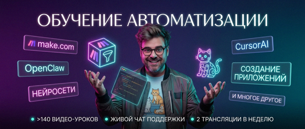 Обучение автоматизации на Make.com — Артур Хорошев