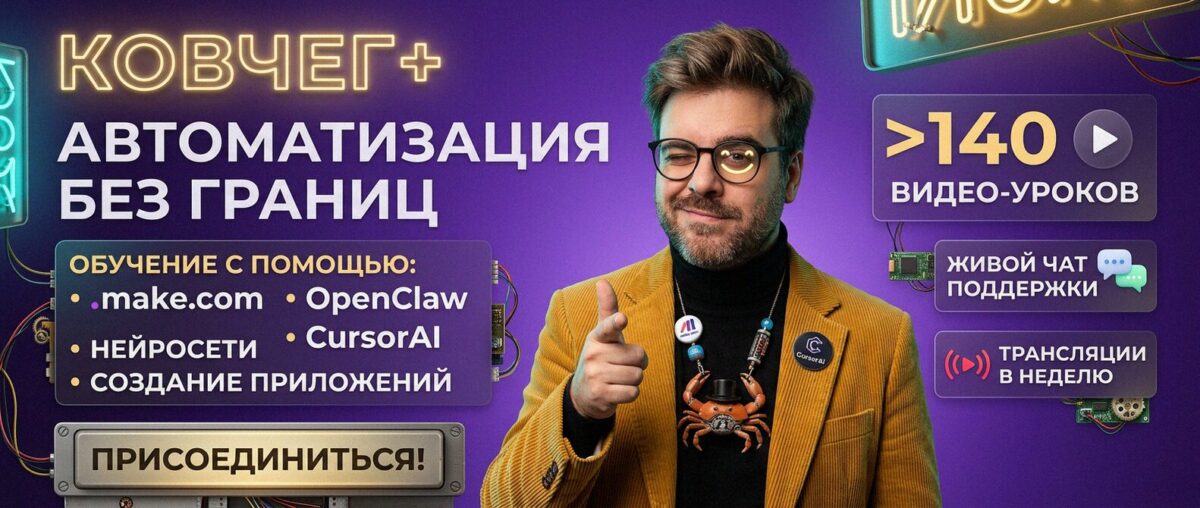 Обучение автоматизации на Make.com — Артур Хорошев