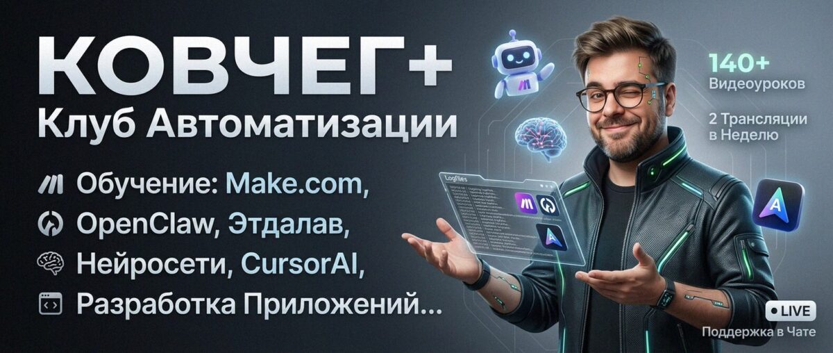 Обучение автоматизации на Make.com — Артур Хорошев
