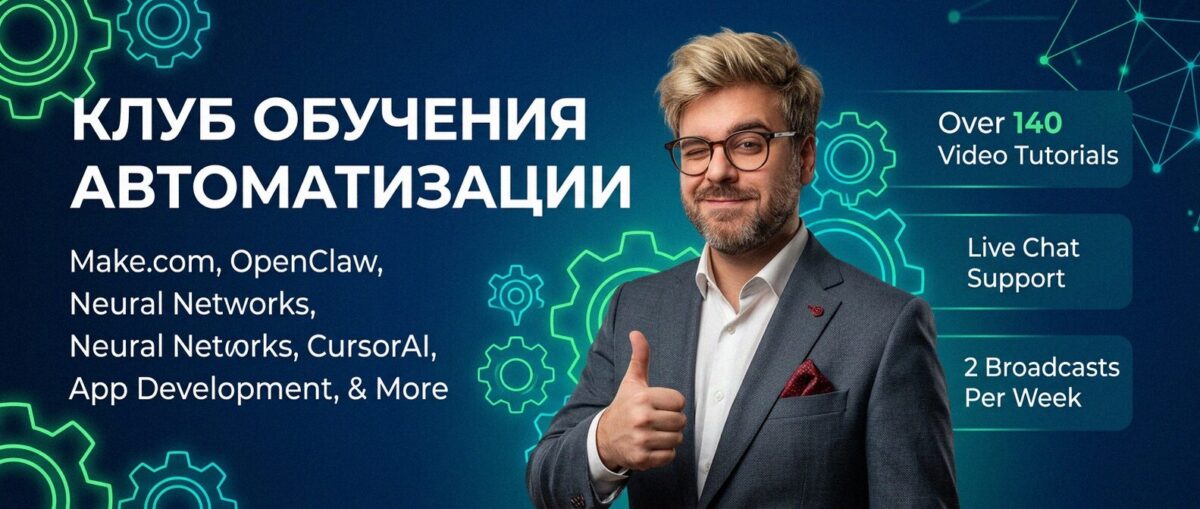Обучение автоматизации на Make.com — Артур Хорошев