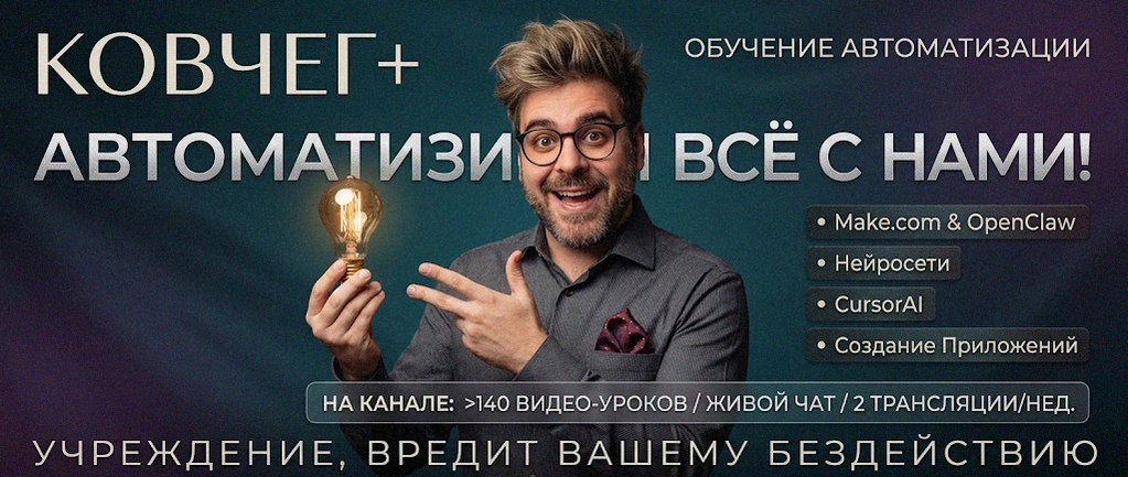 Обучение автоматизации на Make.com — Артур Хорошев