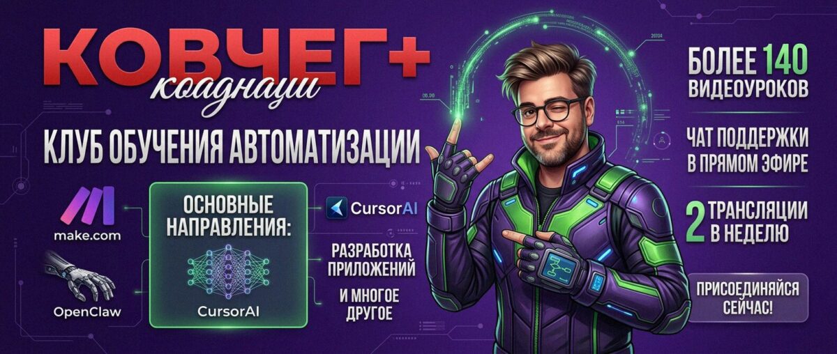 Обучение автоматизации на Make.com — Артур Хорошев