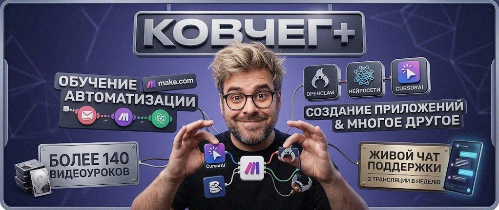 Обучение автоматизации на Make.com — Артур Хорошев