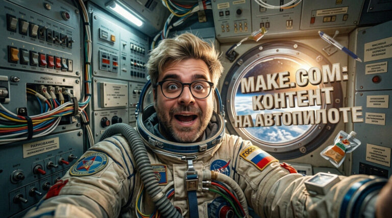 Схема автоматизации контента из ВКонтакте в Telegram с помощью Make.com
