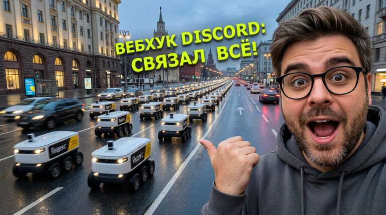 Схема настройки вебхука Discord для связи сайта, бота и таблиц