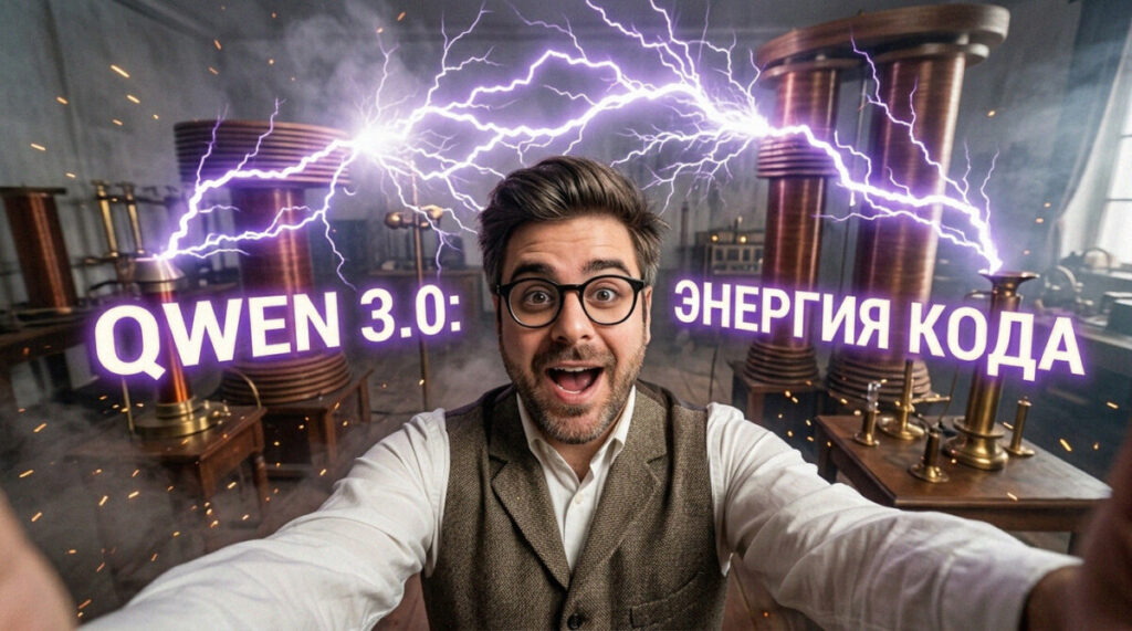 Интерфейс нейросети Qwen 3.0 для программирования и автоматизации задач
