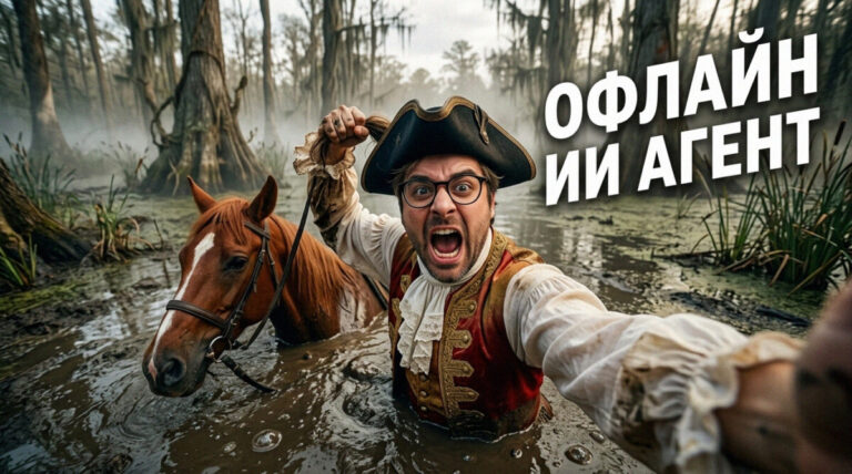 Процесс запуска бесплатной и приватной модели ИИ в офлайн режиме