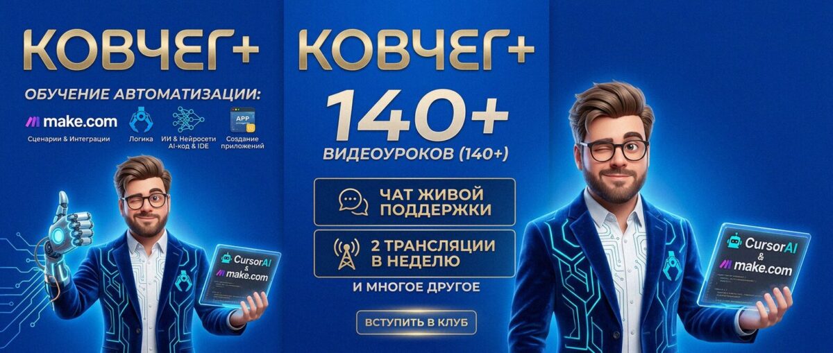 Обучение автоматизации на Make.com — Артур Хорошев