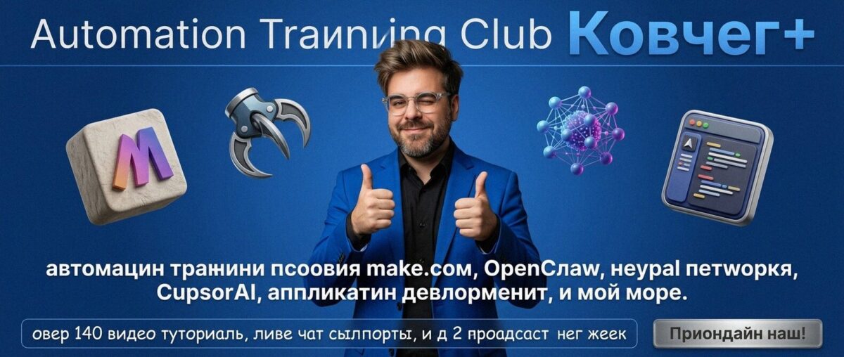 Обучение автоматизации на Make.com — Артур Хорошев