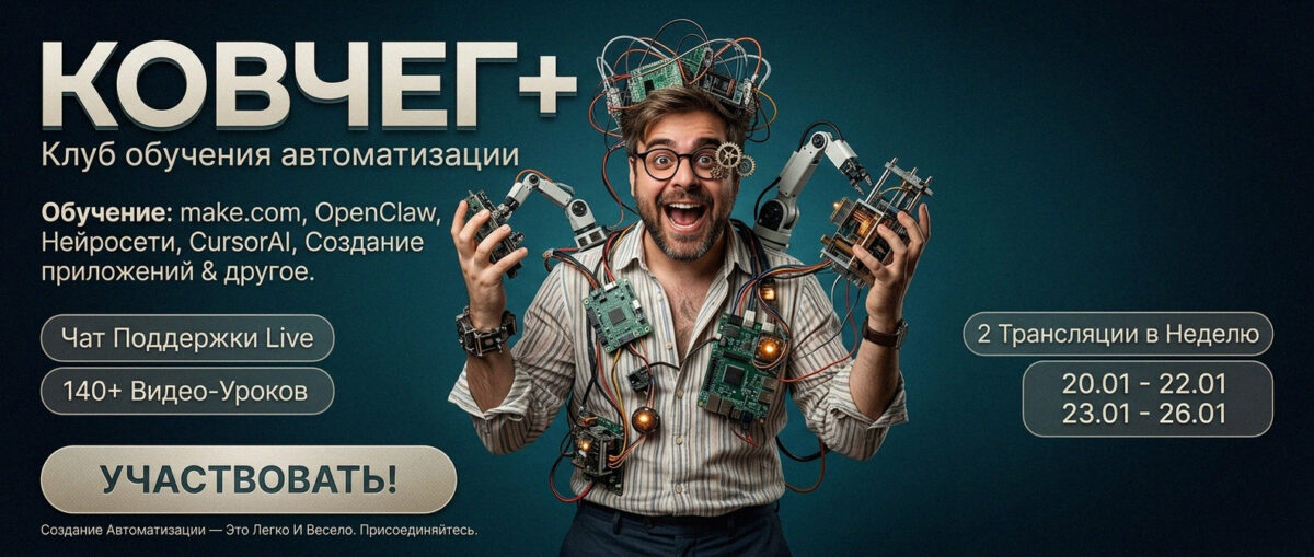 Обучение автоматизации на Make.com — Артур Хорошев