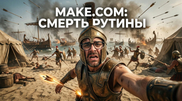 Схема автоматизации воронки продаж завода с использованием чат-бота и CRM через Make.com