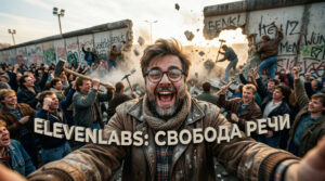 Интерфейс нейросети ElevenLabs для синтеза речи и автоматизации озвучки контента в 2026 году
